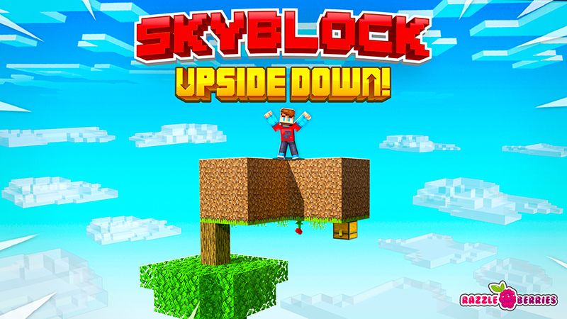 Skyblock Upside Down on the Minecraft Marketplace by Razzleberries