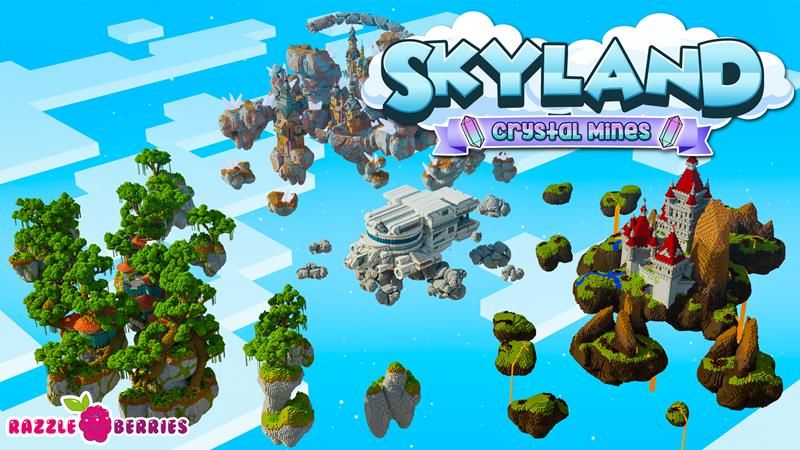 Skyland Crystal Mines on the Minecraft Marketplace by Razzleberries