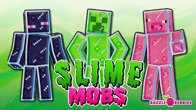 Slime Mobs on the Minecraft Marketplace by Razzleberries