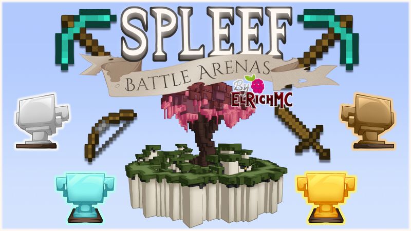 Spleef Battle Arenas on the Minecraft Marketplace by Razzleberries