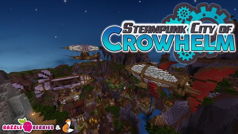 Steampunk City of Crowhelm on the Minecraft Marketplace by Razzleberries