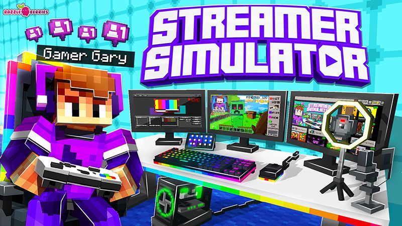 Streamer Simulator on the Minecraft Marketplace by Razzleberries