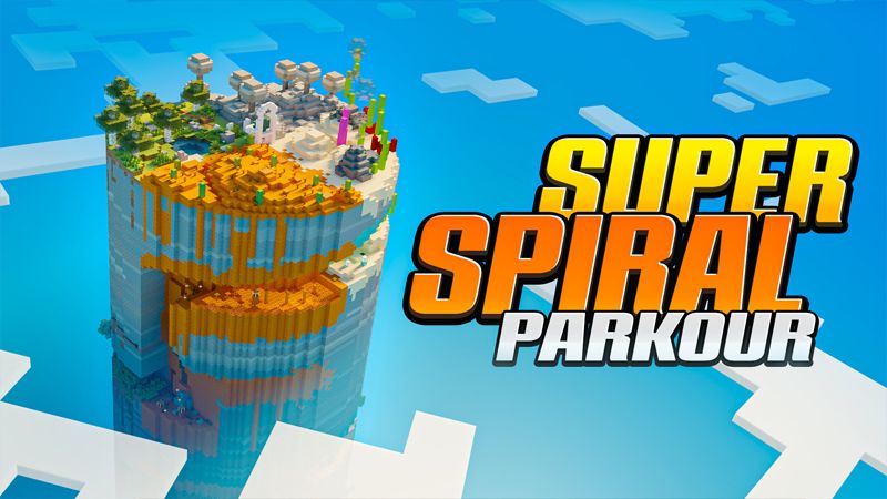 Super Spiral Parkour on the Minecraft Marketplace by Razzleberries