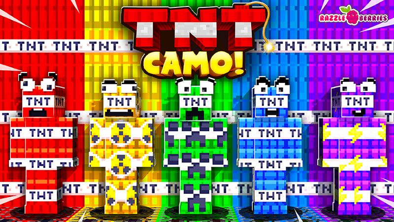 TNT Camo! on the Minecraft Marketplace by Razzleberries