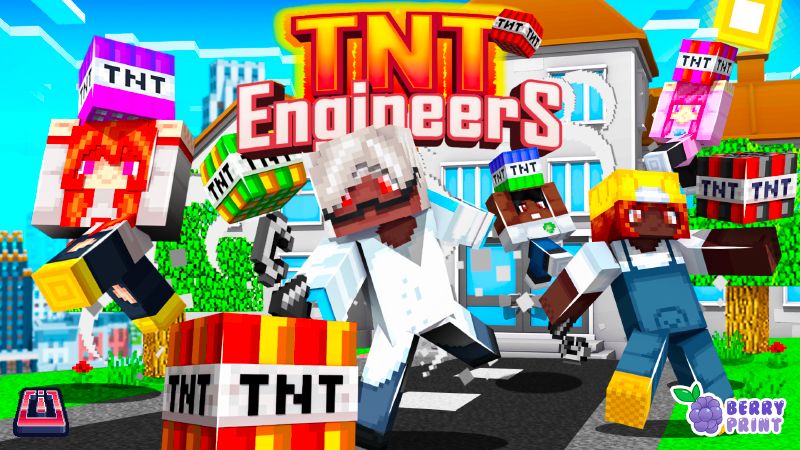 TNT Engineers on the Minecraft Marketplace by Razzleberries