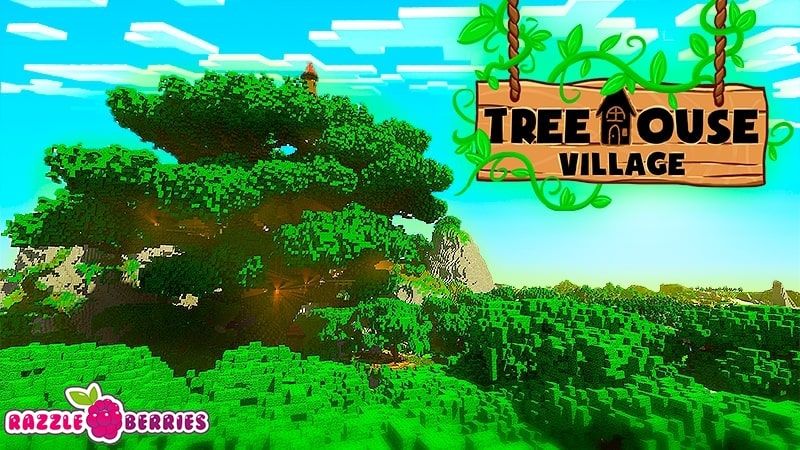 Treehouse Village on the Minecraft Marketplace by Razzleberries