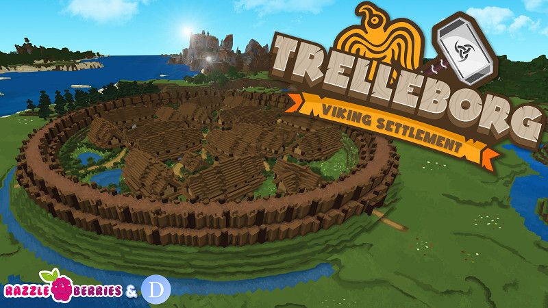 Trelleborg Viking Settlement on the Minecraft Marketplace by Razzleberries