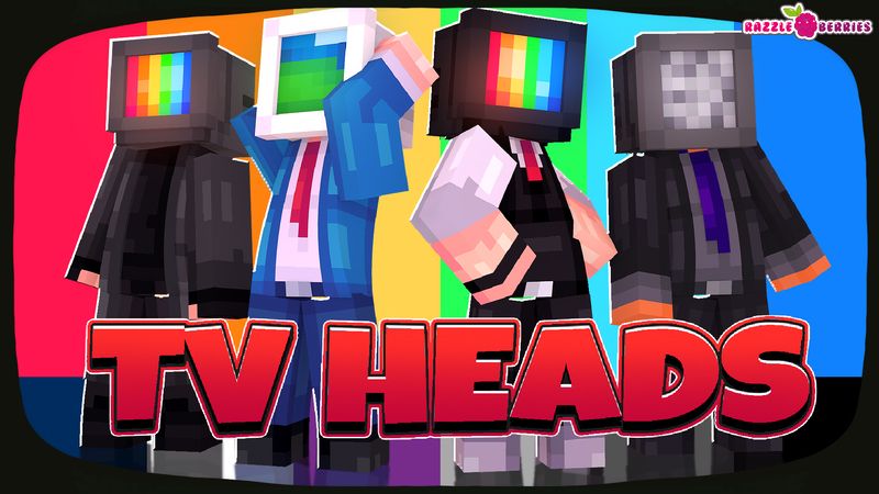 TV Heads on the Minecraft Marketplace by Razzleberries