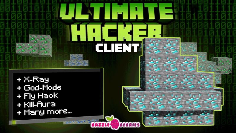 Ultimate Hacker Client on the Minecraft Marketplace by Razzleberries