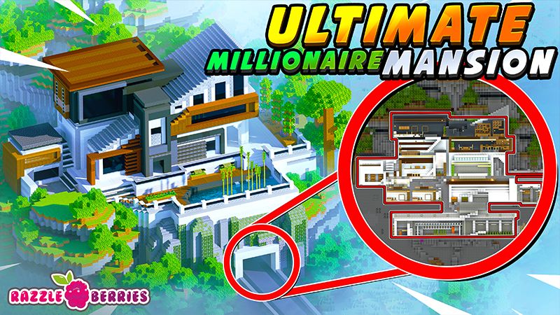 Ultimate Millionaire Mansion on the Minecraft Marketplace by Razzleberries