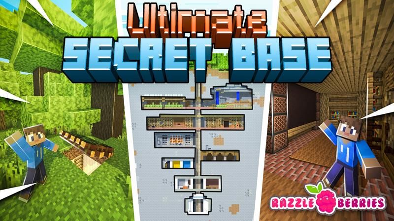 Ultimate Secret Base on the Minecraft Marketplace by Razzleberries