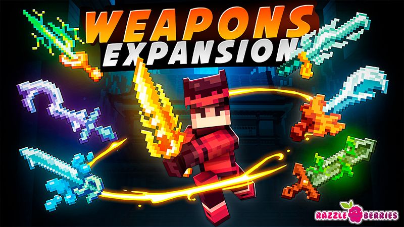 Weapons Expansion on the Minecraft Marketplace by Razzleberries