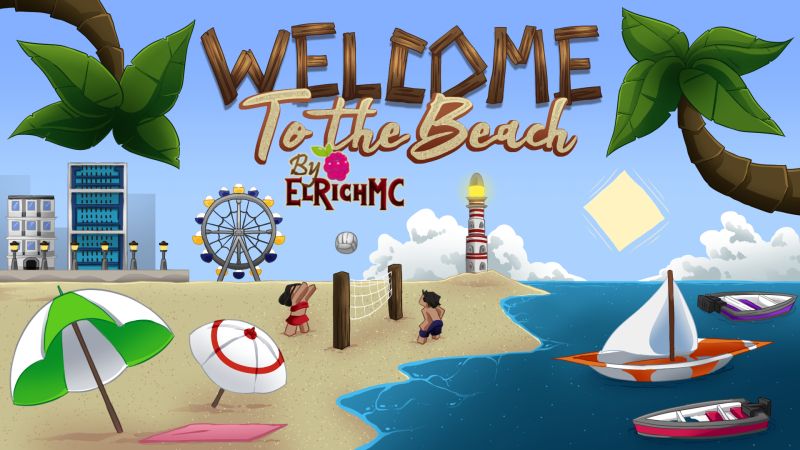 Welcome to the Beach on the Minecraft Marketplace by Razzleberries