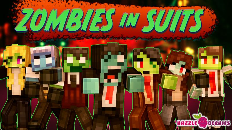 Zombies in Suits on the Minecraft Marketplace by Razzleberries