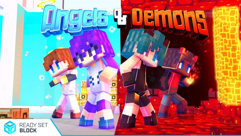 Angels & Demons on the Minecraft Marketplace by Ready, Set, Block!