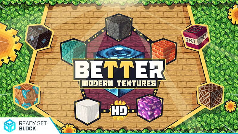 Better Modern Textures on the Minecraft Marketplace by Ready, Set, Block!