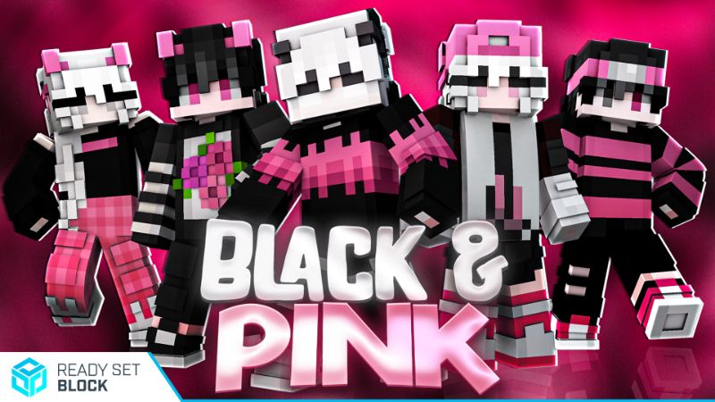 Black & Pink on the Minecraft Marketplace by Ready, Set, Block!