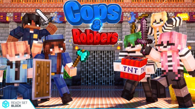 Cops & Robbers on the Minecraft Marketplace by Ready, Set, Block!