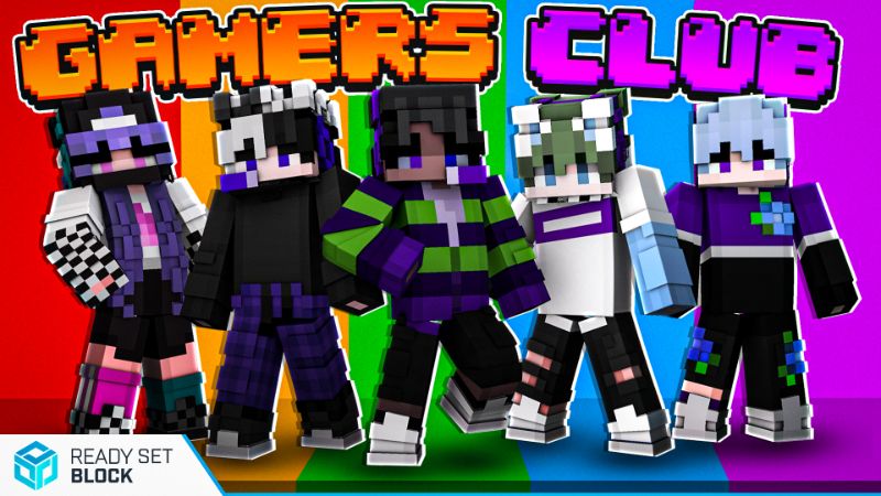 Gamers Club on the Minecraft Marketplace by Ready, Set, Block!