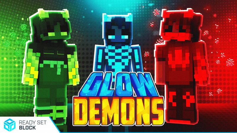 Glow Demons on the Minecraft Marketplace by Ready, Set, Block!