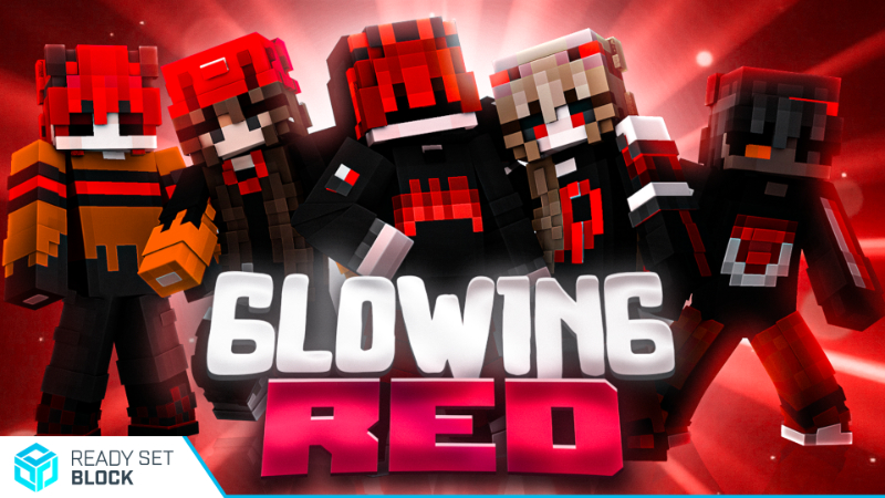 Glowing Red on the Minecraft Marketplace by Ready, Set, Block!