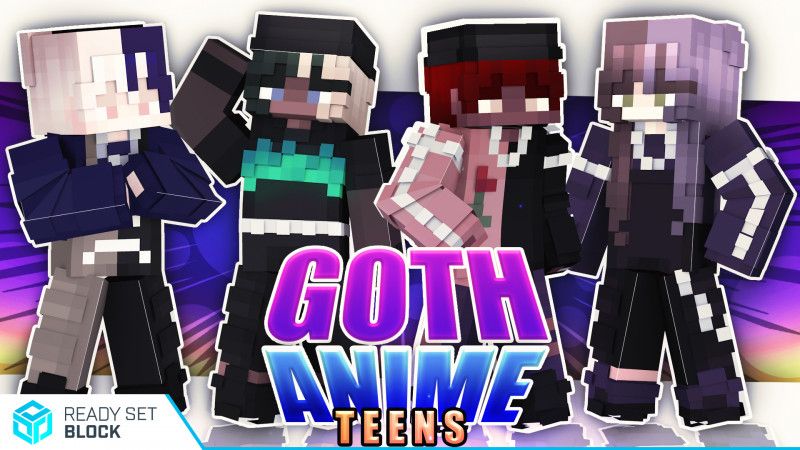 Goth Anime Teens on the Minecraft Marketplace by Ready, Set, Block!