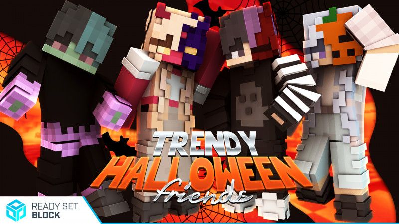 Trendy Halloween Friends on the Minecraft Marketplace by Ready, Set, Block!