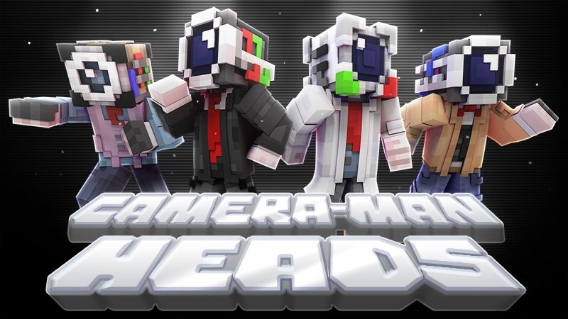 Camera Man Heads on the Minecraft Marketplace by red-eagle-studios