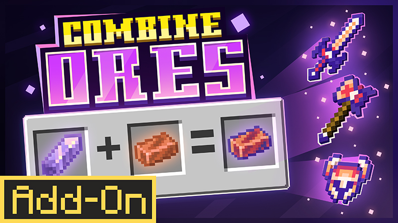 COMBINE ORES V4.2 Add-On on the Minecraft Marketplace by Red Eagle Studios