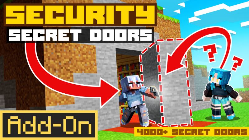 SECURITY SECRET DOORS on the Minecraft Marketplace by red-eagle-studios