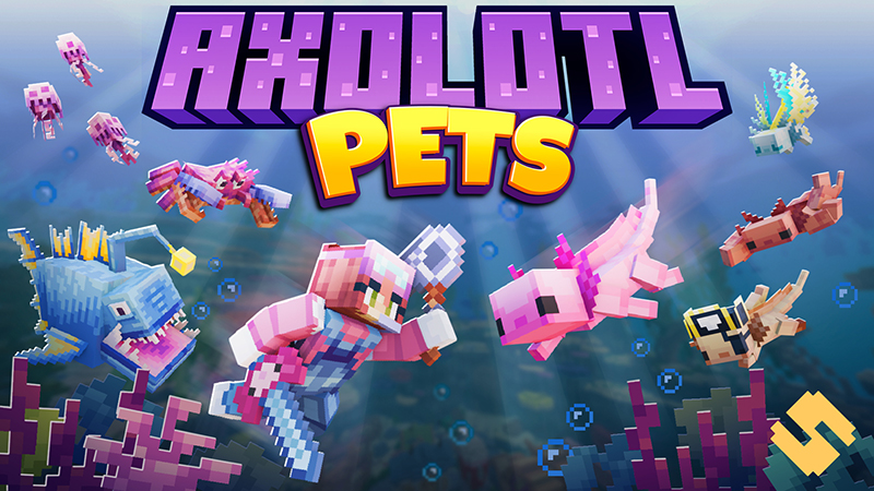 Axolotl Pets on the Minecraft Marketplace by SandBlock Studios