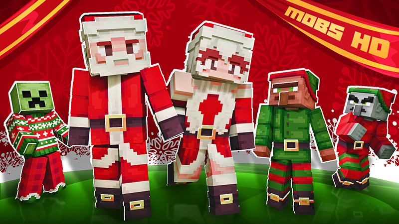 Christmas Mobs HD on the Minecraft Marketplace by SandBlock Studios