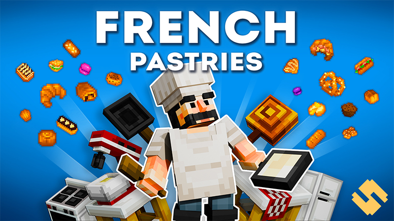 French Pastries on the Minecraft Marketplace by SandBlock Studios