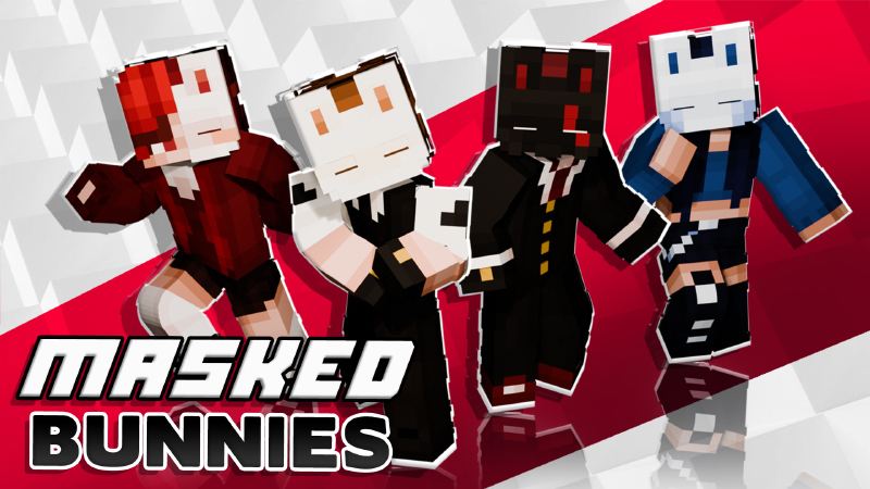 Masked Bunnies on the Minecraft Marketplace by SandBlock Studios
