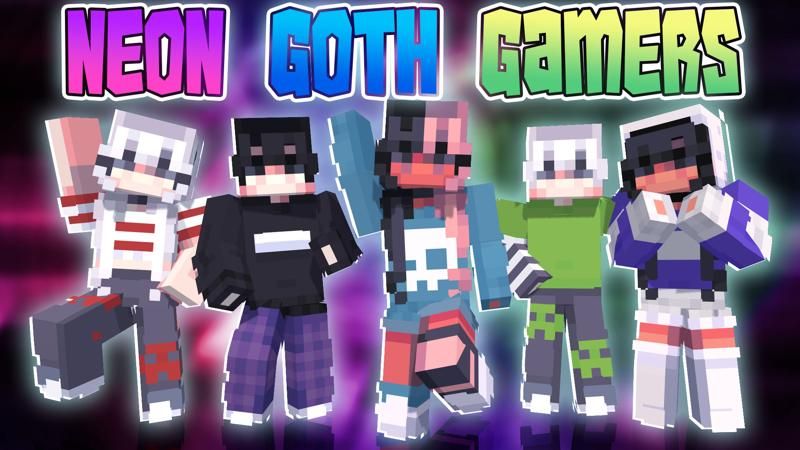 Neon Goth Gamers on the Minecraft Marketplace by Sapix