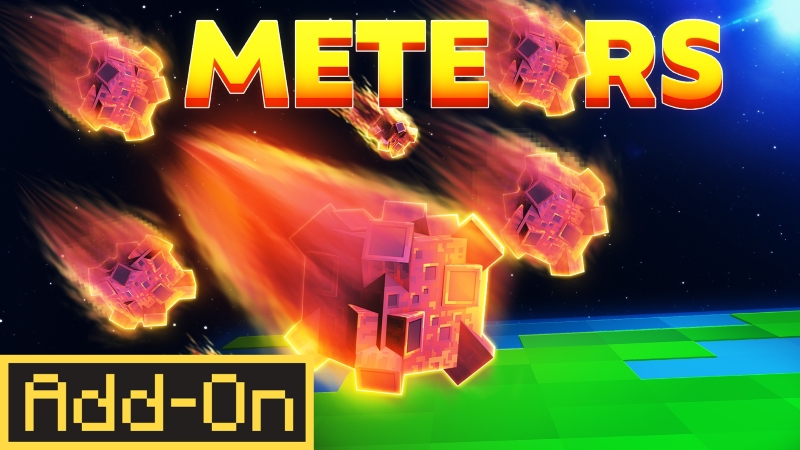 Meteors Add-On on the Minecraft Marketplace by Sapphire Studios