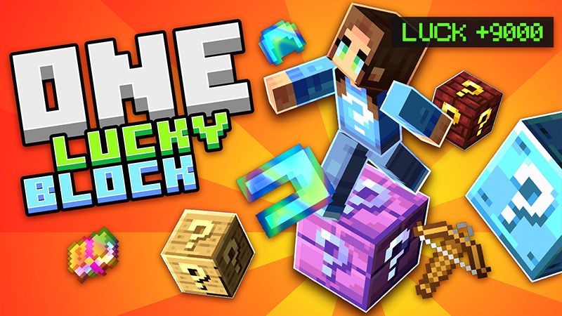 One Lucky Block on the Minecraft Marketplace by sapphire-studios