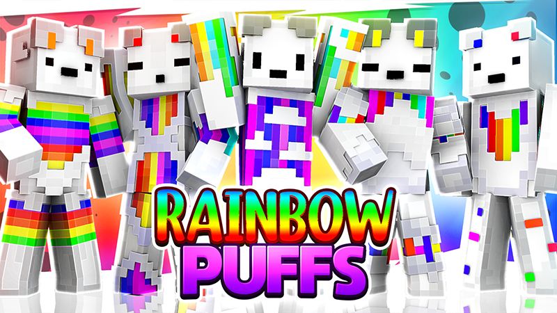 Rainbow Puffs on the Minecraft Marketplace by Sapphire Studios