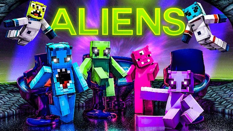 Aliens on the Minecraft Marketplace by Senior Studios