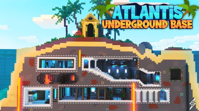 Atlantis Underground Base on the Minecraft Marketplace by Senior Studios