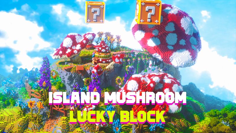 Island Mushroom Lucky Blocks on the Minecraft Marketplace by Senior Studios