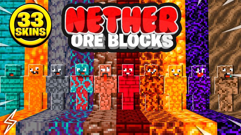 Nether Ore Blocks on the Minecraft Marketplace by Senior Studios