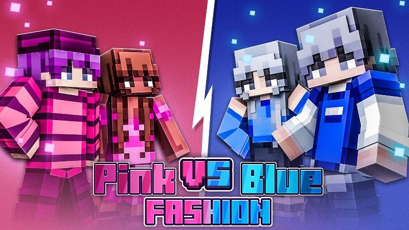 Pink vs Blue Fashion on the Minecraft Marketplace by Senior Studios