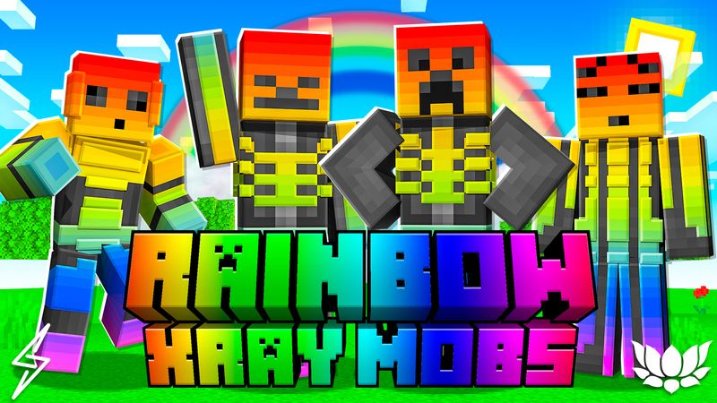 Rainbow Xray Mobs on the Minecraft Marketplace by Senior Studios