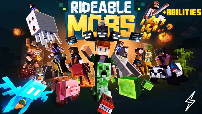 Rideable Mobs on the Minecraft Marketplace by Senior Studios