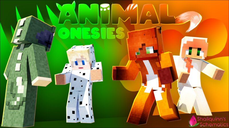 Animal Onesies on the Minecraft Marketplace by shaliquinns-schematics