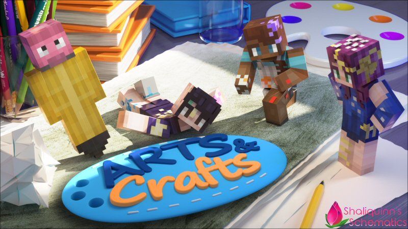 Arts & Crafts on the Minecraft Marketplace by Shaliquinn's Schematics