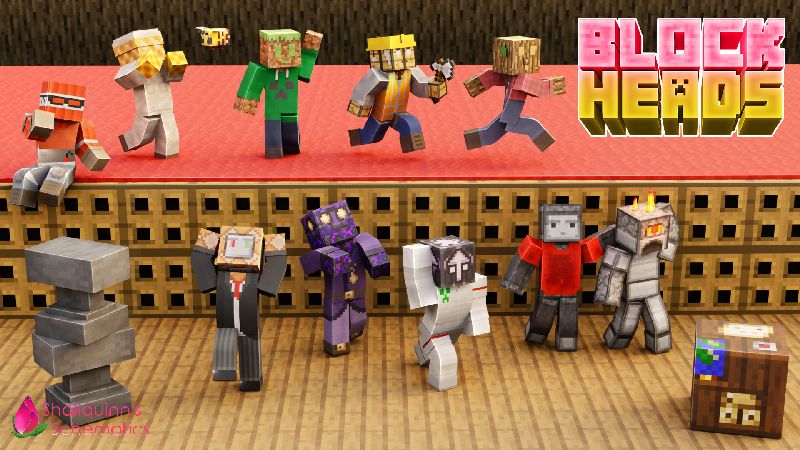 Block Heads on the Minecraft Marketplace by Shaliquinn's Schematics