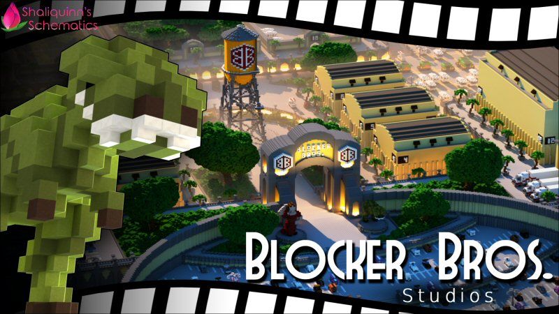 Blocker Bros Studios on the Minecraft Marketplace by Shaliquinn's Schematics