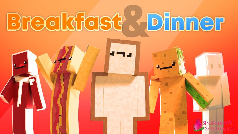 Breakfast & Dinner on the Minecraft Marketplace by Shaliquinn's Schematics